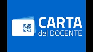 Carta del docente 202122 come funziona il bonus da 500 euro [upl. by Sedgewinn]