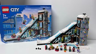 Lego City 60366 Kayak ve Dağcılık Merkezi Kış Sporları Parkı inceleme [upl. by Ddet52]