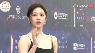 Go Yoon Jung 고윤정 at 59th Baeksang Arts Awards 2023 Red Carpet [upl. by Ekle]