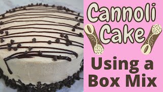 Cannoli Cake Using a box mix [upl. by Muraida69]