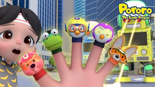 Superhero Pororo Heroes  Superhero Finger Family  Save our friends with Pororo Drinks Power [upl. by Ecyrb971]