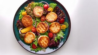 Herzhafte PARMESANKEKSE und Salat  vegetarisch Käse Snack Chicorée [upl. by Pengelly]