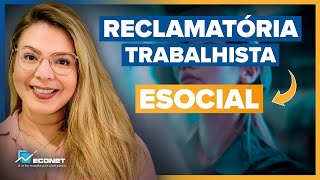 COMO INFORMAR NO ESOCIAL A RESPONSABILIDADE SUBSIDIÁRIA DE RECLAMATÓRIA TRABALHISTA [upl. by Ellenehs]