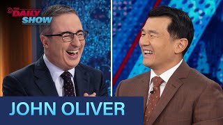 John Oliver  Finding a Place for Satire amp Immigration as a Comedian  The Daily Show [upl. by Dimmick828]