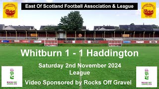 Whitburn v Haddington 2112024 [upl. by Nitsrek80]