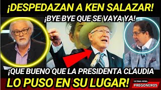 ¡DESPEDAZAN A KEN SALAZAR EN CADENA NACIONAL QUE BUENO QUE LA PRESIDENTA LO PUSO EN SU LUGAR [upl. by Euqcaj]