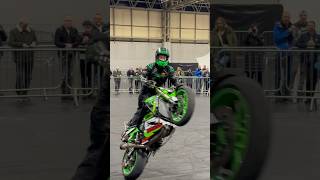 Motorcycle stunts 2024 NEC Motorcycle Live kawasaki stunt stunts [upl. by Yellat]