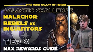 Malachor Rebels Vs Inquisitors  Galactic Challenge Tier X [upl. by Kcirrek]