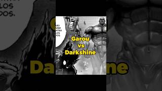 Garou vs Darkshine anime manga opm onepunchman garou darkshine [upl. by Arimak]