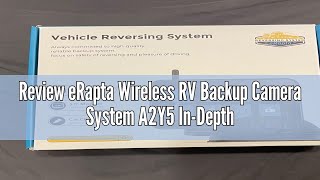 Review eRapta Wireless RV Backup Camera System A2Y5 InDepth Analysis [upl. by Lydie]