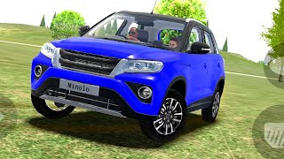 🔥🔥Indian Car Suzuki Brezza in Blue color lets drive India🔥🔥 [upl. by Auqinahc]