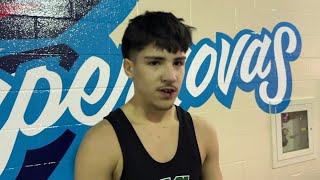 WilberClatonias Zaiyahn Ornelas talks about how hes feeling after his finals win [upl. by Eibbor]