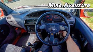 1994 Daihatsu Mira TRXX Avanzato POV Drive  The Turbo Kei Car Hot Hatch you NEED to Experience [upl. by Vinna981]