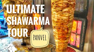 😍 Shawarma Shots of panvel 🔥  Ultimate Panvel shawarma tour  Pizza Shawarma [upl. by Thorn]