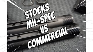 Stocks Mil Spec vs Comm [upl. by Atahs]