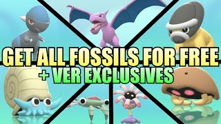 Glitch to get ALL fossils for FREE  Version Exclusives in Pokemon Brilliant Diamond Shining Pearl [upl. by Ennylyak]