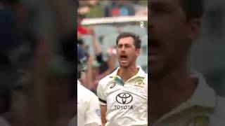 FIRST BALL Starc knocks over Jaiswal [upl. by Atirma]