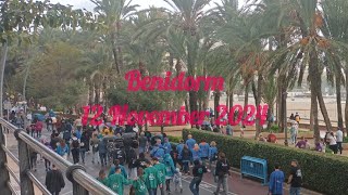 Old Town Benidorm Crowd Nov12 2024 [upl. by Panthia]