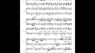 Maple Leaf Rag Joplin Arr for Piano Four Hands by Ariel Davydov [upl. by Htebharas573]