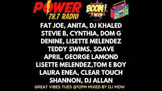 Boom at Noon mixed by DJ MDW  Power 787 Radio [upl. by Aztinad]