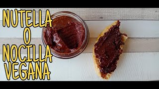 NUTELLANOCILLA VEGANA Receta de nutella casera fácil y sin azúcares añadidos [upl. by Anuaek846]