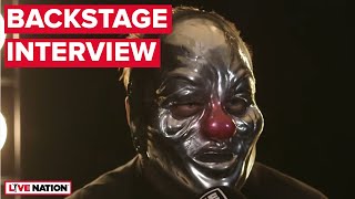 Slipknots Shawn Clown Crahan  Backstage Interview [upl. by Emmet]