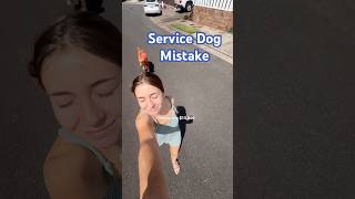 Service Dog Mistake workingdog servicedog dogtraining [upl. by Metabel]