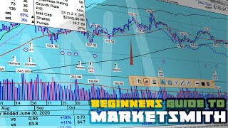 Complete Beginners Guide to MarketSmith Chart Reading List Construction Data Points and more [upl. by Animahs]