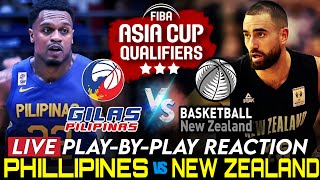 🔴LIVE GILAS PILIPINAS vs NEW ZEALAND TALL BLACKS │ FIBA Asia Cup Qualifier PlayByPlay Reaction [upl. by Dutch543]