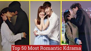 Top 50 most popular romantic korean dramas  RD Compare [upl. by Cazzie]