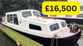 Lovely Tjalk Dutch Barge widebeam For Sale £16500 [upl. by Irrem]