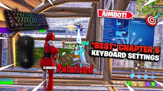 The BEST Keyboard amp Mouse Settings  Sensitivity  Fortnite Chapter 5 Season 1 PCXBOXPS4PS5 [upl. by Rodger68]