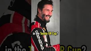 Keanu Reeves Makes Racing Debut at 60 Years Old [upl. by Nosyd]