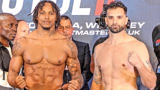 Zhang vs Joyce 2 • FULL UNDERCARD WEIGH IN ft Anthony Yarde  Frank Warren amp TNT Sports [upl. by Hildagarde703]