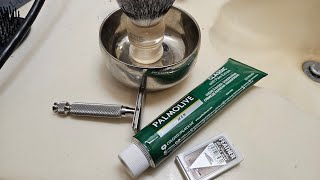 Saturday Night Shave Palmolive shaving soap in the tube [upl. by Jacobo]