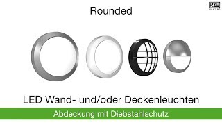 ROUNDED  LED Decken und Wandleuchten  Außenleuchten [upl. by Wallache718]