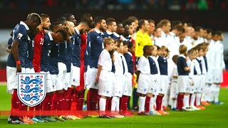 England amp France sing La Marseillaise at Wembley Stadium  Snapshots [upl. by Foskett]