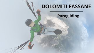 Dolomiti Fassane paragliding [upl. by Iorgo]