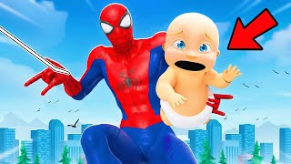 Baby Adopted By Spider Man [upl. by Haida313]