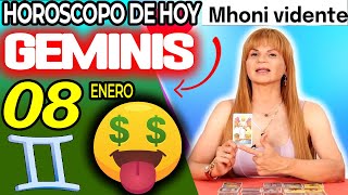 💸𝐓𝐄 𝐋𝐋𝐄𝐆𝐀 𝐔𝐍𝐀 𝐈𝐌𝐏𝐎𝐑𝐓𝐀𝐍𝐓𝐄 𝐒𝐔𝐌𝐀 𝐃𝐄 𝐃𝐈𝐍𝐄𝐑𝐎🤑 MONHI VIDENTE 🔮 Horoscopo de hoy GEMINIS 8 DE ENERO 2024 ❤️ [upl. by Harriette]