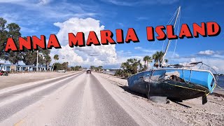 Anna Maria Island Florida ⚠️ Hurricane Helene Aftermath 4K [upl. by Houser673]