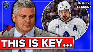 This is CRUCIAL for the Leafs…  CONCERNING Video of Matthews Leaked l Maple Leafs News [upl. by Mchugh]