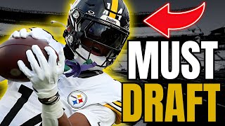 6 MUST DRAFT Wide Receivers  Build Your Teams Around THESE Players  2024 Fantasy Football [upl. by Klemperer790]