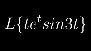 Lt et sin3tLAPLACE TRANSFORM OF t et sin3t [upl. by Critta]