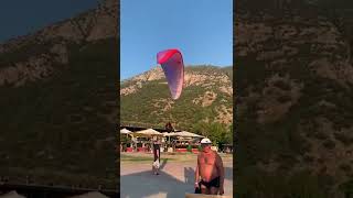 Paragliding Landing In Oludeniz Turkey  Take Off From 2000m Above Sea Level  Timmy Sabre [upl. by Daffie]