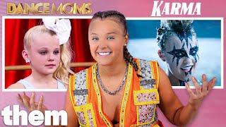 Jojo Siwa Breaks Down Dance Moms Days Coming Out to the Public amp Rebranding with Karma  Them [upl. by Tullusus]