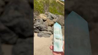 Sending high frequency energy to you all with Amazonite Crystal 🤍🙌🏻⭐️ crystals chakrabalancing [upl. by Lehet556]