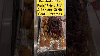 Roasted Adobo Pork “Prime Rib” amp Garlic Confit Potatoes [upl. by Attenat]