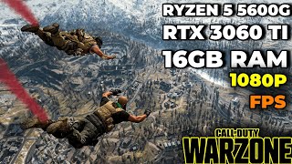 Warzone  Ryzen 5 5600G  RTX 3060 Ti  16GB RAM  1080p gráficos altos [upl. by Fricke]