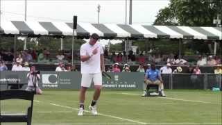 Sam Groth Reaches 1st ATP Semifinal in Newport [upl. by Benny]